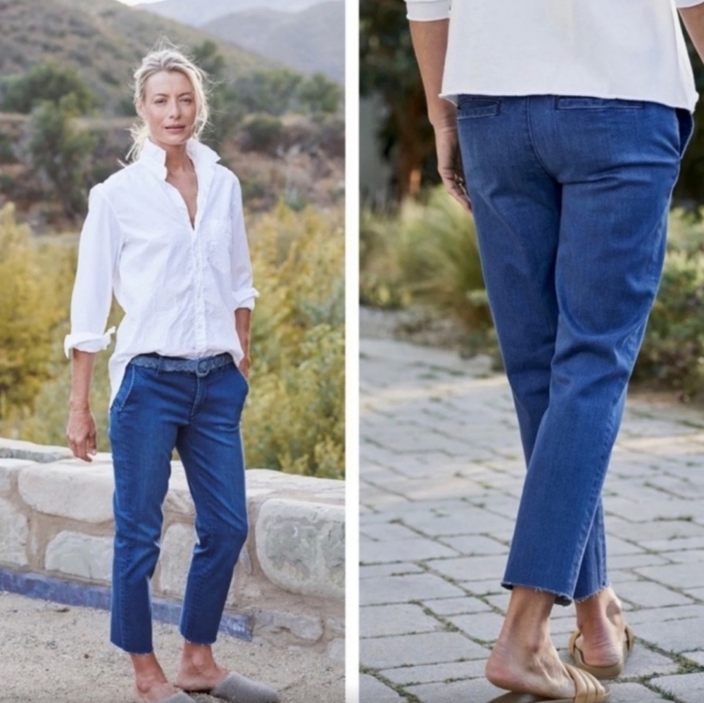 Frank & Eileen Wicklow Italian Chino in 1977 Denim Wash size 10 - Picture 11 of 11